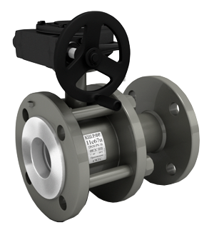 Краны стальные шаровые разборные 11с67п DN 50-150 PN 16 полнопроходные фланцевые под задвижку с редуктором LD купить в Казани | "Проконсим"