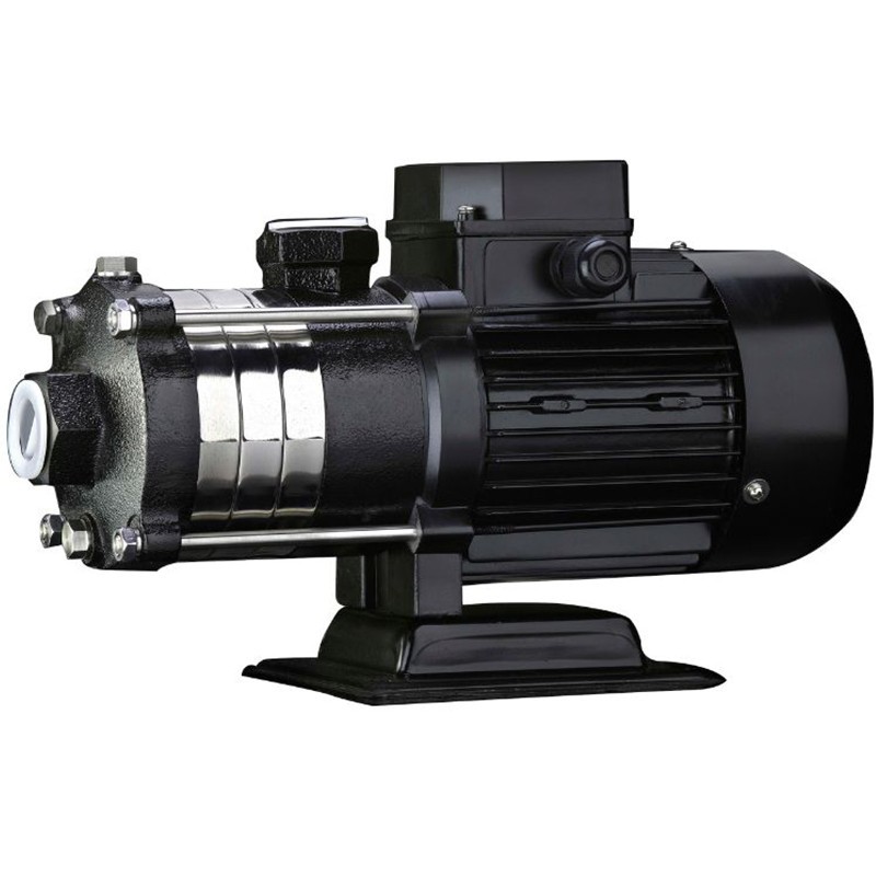 Насос многоступенчатый горизонтальный CNP CHL4-30LSWSC 0,55кВт 3х220В/3х380В PN 10 70гр., нержавеющая сталь-1