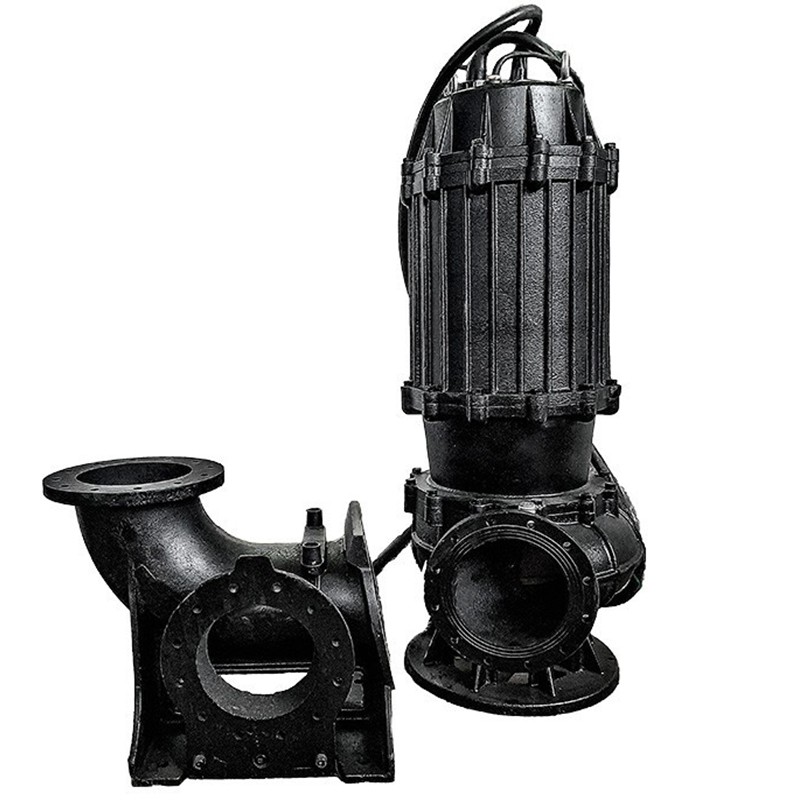 Насос канализационный CNP 200WQ300-15-22AC(I) 22кВт 3х380В чугунный с автоматической трубной муфтой DN 200 кабель 9м 40гр.-2