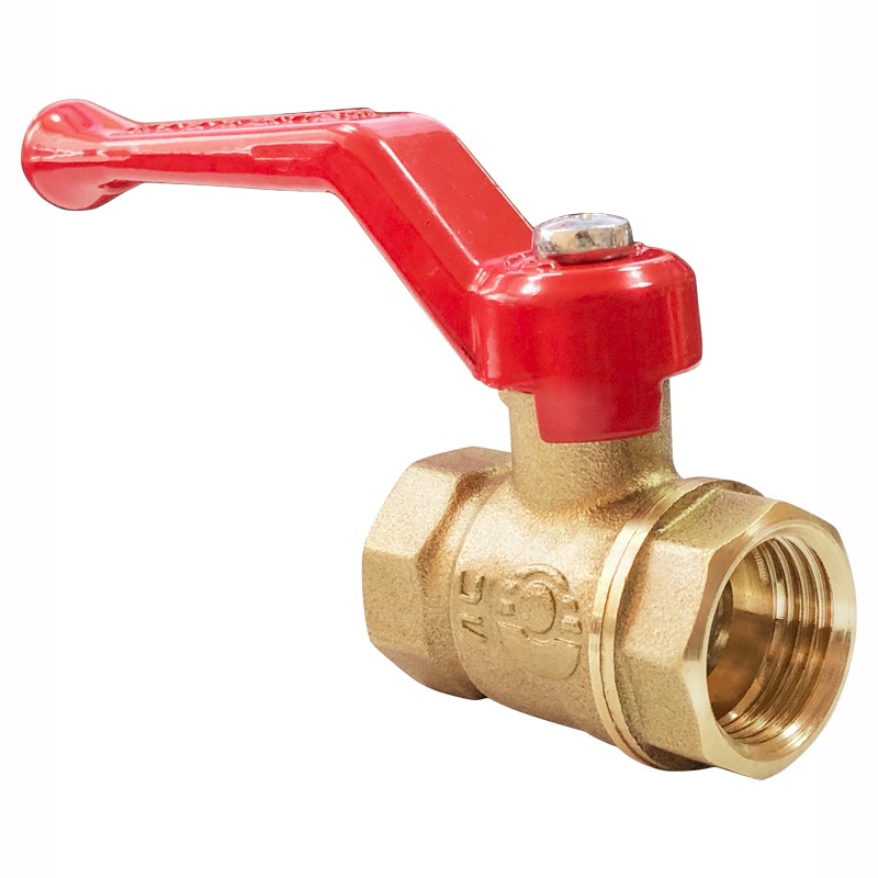 Кран латунный шаровой Valfex Optima.214.L0R1 11Б27фт1М DN 15 PN25 рычаг муфта-муфта-1