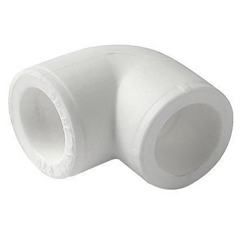Угольник 90гр. ПП 40 PN 25 белый Pro Aqua PA13014P-1