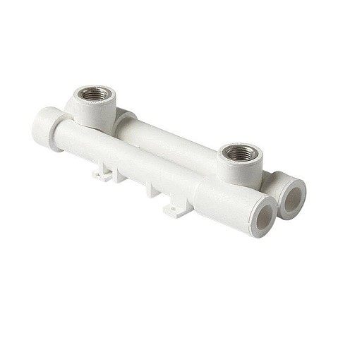 Комплект универсальный настенный ПП 20-1/2'' PN 25 с внутренней резьбой белый Pro Aqua PA60008 купить в Казани | "Проконсим"