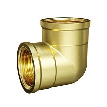 Угольники латунные DN 15-50 PN 40 муфта-муфта LD Pride купить в Казани | "Проконсим"