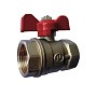 Краны латунные шаровые 11Б27п1 DN 20-32 PN 16 однотипные бабочка муфта-муфта купить в Казани | "Проконсим"