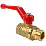 Краны латунные шаровые 11Б27фт1М DN 15-50 PN 25-40 рычаг муфта-штуцер Valfex.215.LR1 купить в Казани | "Проконсим"