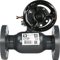 Краны стальные шаровые регулирующие DN 65-600 PN 25 цельносварные фланцевые с редуктором JIP-FF РИДАН купить в Казани | "Проконсим"