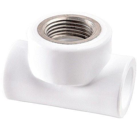 Тройник ПП 32-1/2'' PN 25 белый РВК купить в Казани | "Проконсим"