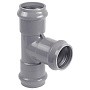 Тройник раструбный НПВХ SDR26 90гр DN 110-110 PN 10 Хемкор