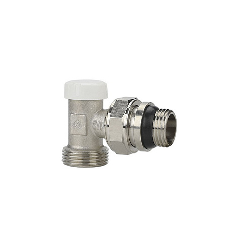 Клапан радиаторный VARMEGA VM10212 DN15x20 PN10 угловой настроечный G-1/2''х3/4'' еврокомус, с уплотнением штуцер купить в Казани | "Проконсим"
