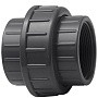 Муфта разборная НПВХ DN 90-3" PN 16 клеевая с внутренней резьбой черная Aquaviva BOG90300