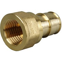 Муфты латунные для PEX труб DN 16-50 PN 10 под надвижную гильзу OP с внутренней резьбой ONE PLUS купить в Казани | "Проконсим"