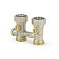 Узелы нижнего подключения VARMEGA VM138 DN20 прямой однотрубный 3/4''x3/4'' евроконус, с байпасом муфта-штуцер купить в Казани | "Проконсим"