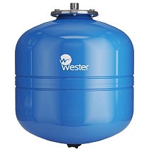 Гидроаккумуляторы для водоснабжения DN 20-25 PN 10 вертикальные голубые WESTER купить в Казани | "Проконсим"