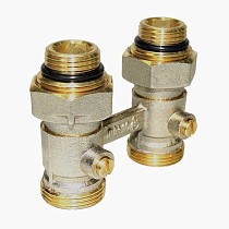Узелы нижнего подключения Vekotrim DN 15 PN 10 прямой для двухтрубной системы радиаторов купить в Казани | "Проконсим"