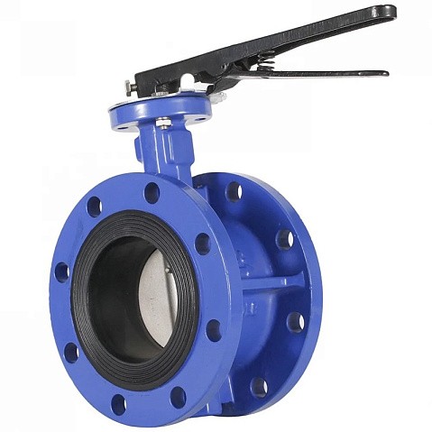 Затворы чугунные дисковые DN 50-200 PN 10(16) фланцевые с чугунным диском рычаг СибЗТА купить в Казани | "Проконсим"