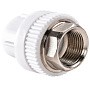 Муфта ПП под ключ 40-1 1/4'' PN 25 белая РВК купить в Казани | "Проконсим"