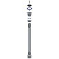 Сифон гофрированный Unicorn D240, 40х50 гибкий отвод, 1 1/2'' х40 чашка из нержавеющей стали, 1500мм купить в Казани | "Проконсим"