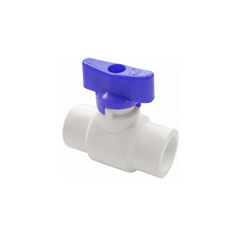 Краны шаровые ПП DN 20-25 PN 25 полупроходные белые с синей ручкой Valfex купить в Казани | "Проконсим" Краны шаровые ПП DN 20-25 PN 25 полупроходные белые с синей ручкой Valfex купить в Казани | "Проконсим"
