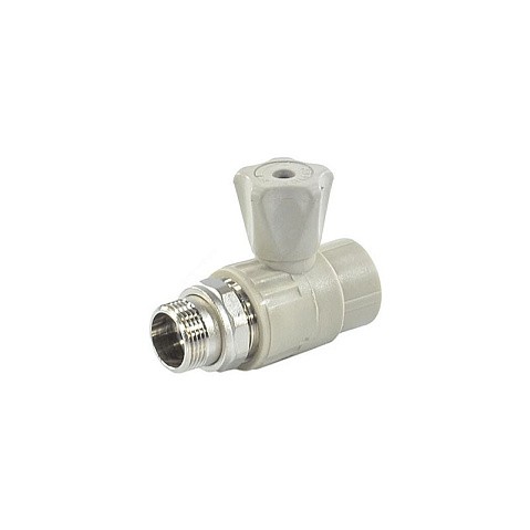 Кран шаровой для радиатора прямой VALFEX 20 PN 25 G-1/2'' серый купить в Казани | "Проконсим"