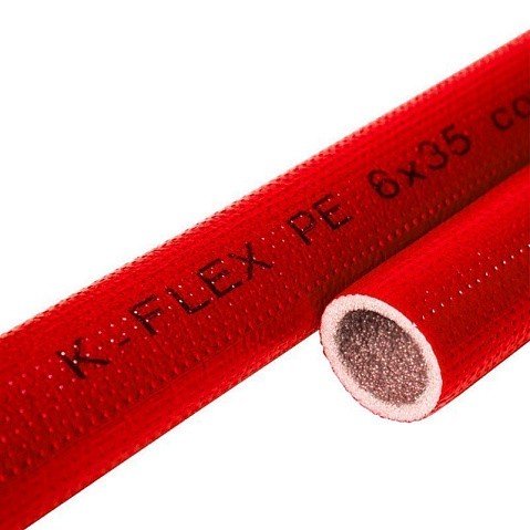 Трубка теплоизоляционная K-FLEX COMPACT RED, DN 18 толщина 9мм от -40 до +95°C длина 2м купить в Казани | "Проконсим"