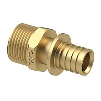 Муфты латунные для PEX труб DN 16-40 PN 16 под надвижную гильзу с наружной резьбой РосТурПласт купить в Казани | "Проконсим"
