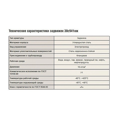Задвижка стальная 30с941нж DN 80 PN 16 фланцевая под привод тип А, класс ''А'' L=210мм САЗ АВАНГАРД купить в Казани | "Проконсим"