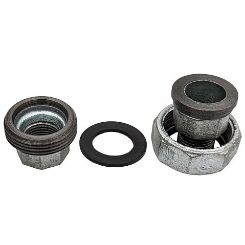 Американка чугунная оцинкованная DN40 PN16 м-шт с прокладкой Fittex Plus купить в Казани | "Проконсим"