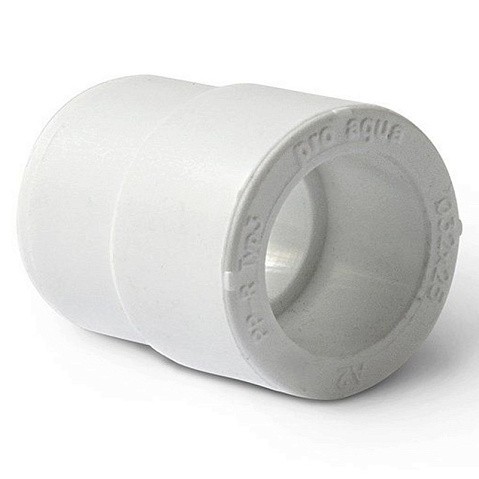 Муфта переходная ПП 63-40 PN 25 штуцер-муфта белая Pro Aqua PA12536P купить в Казани | "Проконсим"