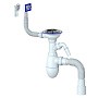 Сифон для мойки Unicorn В427Р, 40х50 гибкий отвод, 3 1/2'' х40 с отводом для стиральной машины, круглый и прямоугольный перелив купить в Казани | "Проконсим"
