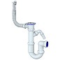 Сифон для мойки Unicorn Y441V, 1 1/2'' х40 без отвода, круглый перелив  с отводом для стиральной машины купить в Казани | "Проконсим"