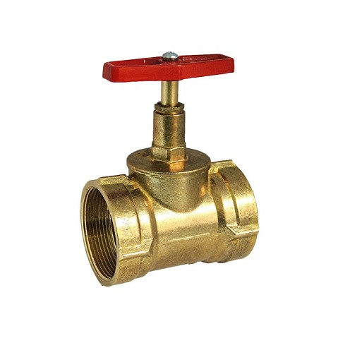 Клапан латунный пожарный прямой DN50 PN16 под газовый ключ муфта-муфта Цветлит купить в Казани | "Проконсим"