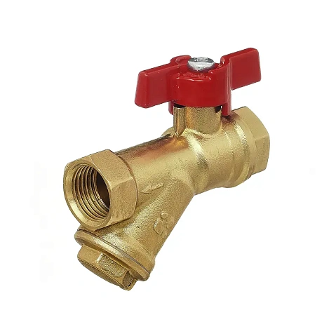 Краны латунные шаровые DN 15-20 PN 25 с фильтром бабочка муфта-муфта БАЗ КФ.А30.1 купить в Казани | "Проконсим" Краны латунные шаровые DN 15-20 PN 25 с фильтром бабочка муфта-муфта БАЗ КФ.А30.1 купить в Казани | "Проконсим"