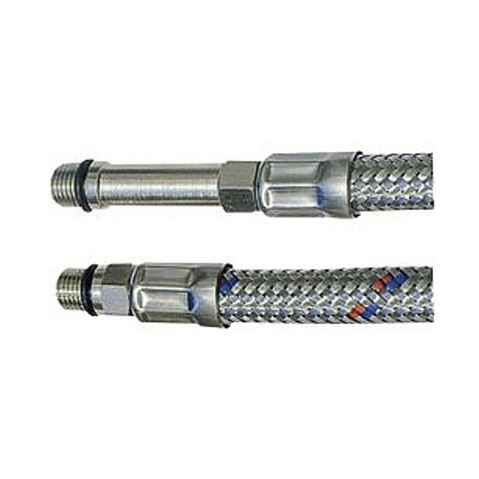 Гибкая подводка для смесителя с оплеткой из нержавеющей стали М10х1-G1/2 100см (2шт.) купить в Казани | "Проконсим"