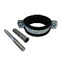 Хомут стальной оцинкованный 3/8'' (15-19) М8 с крепежом (шпилька и дюбель) купить в Казани | "Проконсим"