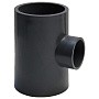 Тройник НПВХ 90гр. 110-50-110 PN 16 переходной черный Aquaviva TRD110050