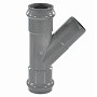 Тройники НПВХ раструбные SDR26 45гр. DN 110-160 PN 10 Хемкор купить в Казани | "Проконсим"