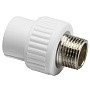 Муфта комбинированная ПП 20-1/2'' PN 25 с наружной резьбой белая VALFEX  купить в Казани | "Проконсим"