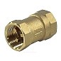 Клапан латунный обратный пружинный DN 15 PN 10, муфтовый, пластиковый шток купить в Казани | "Проконсим"
