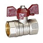 Кран латунный шаровой Temper 88.В-В.12.Б DN 15 PN 40 бабочка муфта-муфта купить в Казани | "Проконсим"