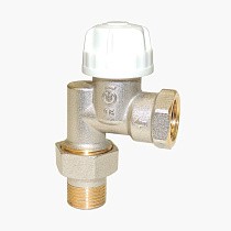  Клапан термостатический Calypso DN 15 PN 10 осевой M30x1,5'' под термоголовку с предварительной настройкой (173410130) на складе Проконсим в Казани