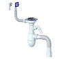Сифон для мойки Unicorn В427, 40х50 гибкий отвод, 3 1/2'' х40 с отводом для стиральной машины, круглый и прямоугольный перелив купить в Казани | "Проконсим"