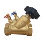 Клапан балансировочный латунный DN40 PN25 наклонный муфта-муфта Kvs 20,6 м³/ч с измерительными ниппелями GALA Тип. 1206 купить в Казани | "Проконсим"