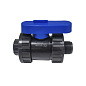 Кран шаровой компрессионный ПНД DN 25 PN 16 наружная резьба -1/2'' внутренняя резьба -3/4'' обжимной для ПЭ труб Кудиновский трубный завод купить в Казани | "Проконсим"