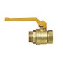 Кран латунный шаровой газовый 11Б27п DN15 PN40 рычаг муфта-штуцер БАЗ Standart купить в Казани | "Проконсим"