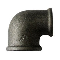  Угольник чугунный DN 20-40 PN 16 переходный Ду   Дн 25 1" Ру  соед. (213100104) со склада Проконсим в Казани