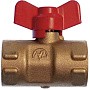 Кран латунный шаровой 11Б27п(М)2 DN 15 PN 16 трёхходовой под манометр G1/2''хG1/2'' муфта-муфта бабочка Пензапромарматура купить в Казани | "Проконсим"