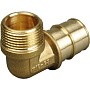 Угольник латунный для PEX труб 16-1/2'' PN 10 OP под надвижную гильзу с наружной резьбой ONE PLUS купить в Казани | "Проконсим"