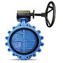 Затвор дисковый поворотный DN 350 PN 16 межфланцевый с резьбовыми проушинами диском из нержавеющей стали AISI 316 уплотнение-EPDM с редуктором FAF 3660350D купить в Казани | "Проконсим"