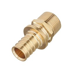  Муфта латунная под надвижную гильзу PEX-НР 25-1/2'' MVI SF.420.0604 (922102205) со склада Проконсим в Казани