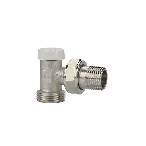 Клапан радиаторный VARMEGA VM10202 DN15x20 PN10 угловой настроечный с еврокомусом G-1/2х3/4'' штуцер купить в Казани | "Проконсим"
